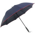 Promotional Large Size Windproof Stick Golf Umbrella with Safety Reflective Strip